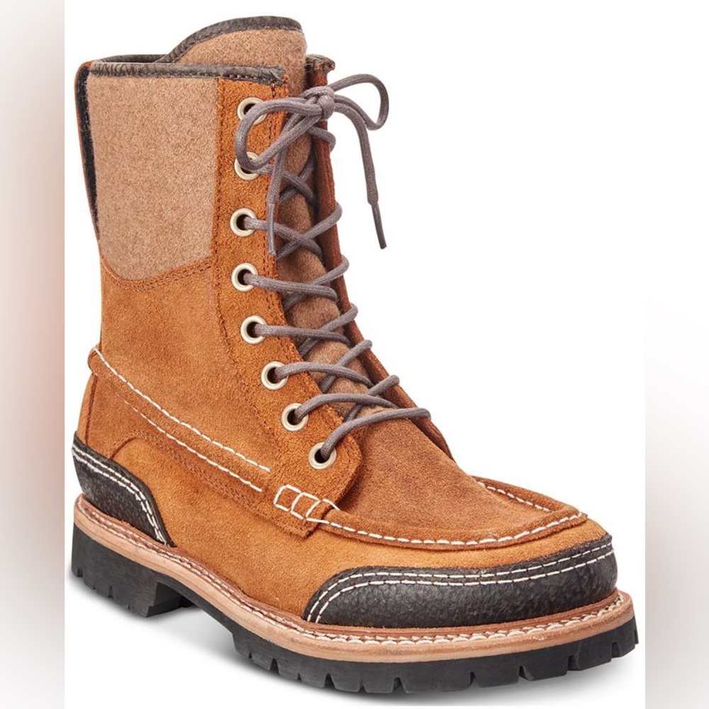 Woolrich Mens Squatch Above Ankle Waterproof Work Casual Tan Boots Sz 10.5 US